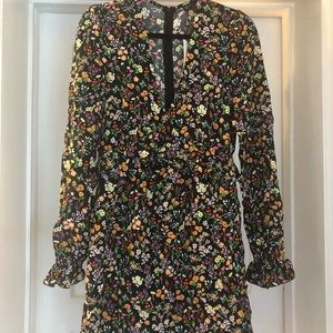 Long sleeve floral dress